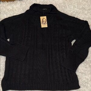 Philomena Petti Black Sweater size XL NWT